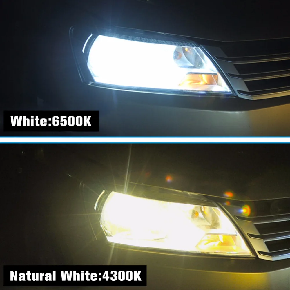 MeeToo H7 светодиодный H4 автомобильные лампы 4300 K H1 H11 автомобильные передние фары LED HB4 HB3 9005 9006 72 W фары для 8000LM автомобильных фар головного света и противотуманных фар с возможностью креативного 12 V 6500 K