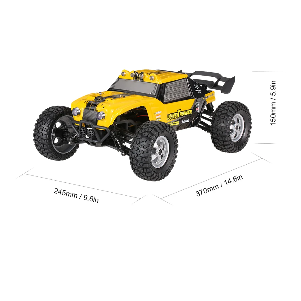 HBX 12891 1/12 2,4G 4WD Водонепроницаемый пустыня грузовик внедорожник Buggy RTR RC грузовик с светодиодный пульт дистанционного управления светом Управление игрушки грузовики для мальчиков