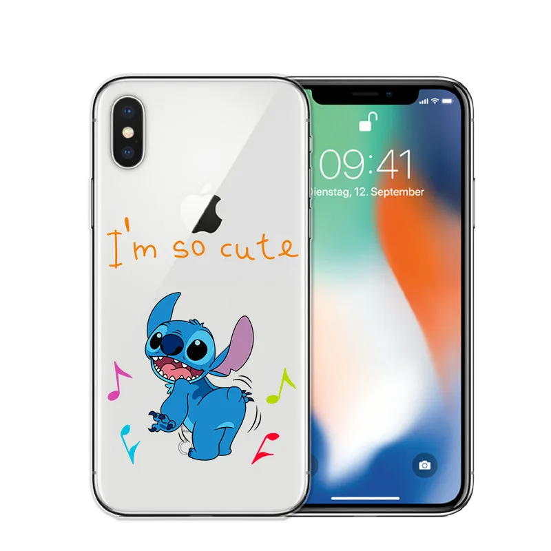 T5960 Чехол для телефона с рисунком стежка, чехол для iPhone 6 s 6 S 7 8 Plus X, Мягкий силиконовый чехол из ТПУ для iPhone XS MAX XR 5S SE, задняя крышка - Цвет: T5960