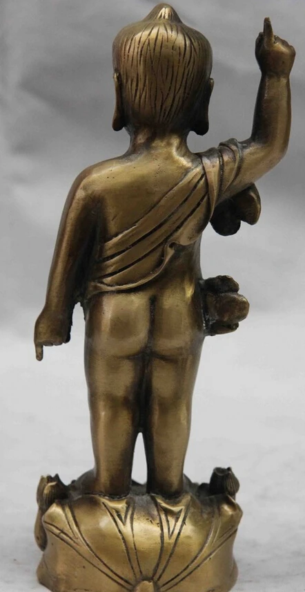 USPS в США S0788 Китай Бронза Медь Буддизм Храм Буддийский Лотос Мальчик Будда