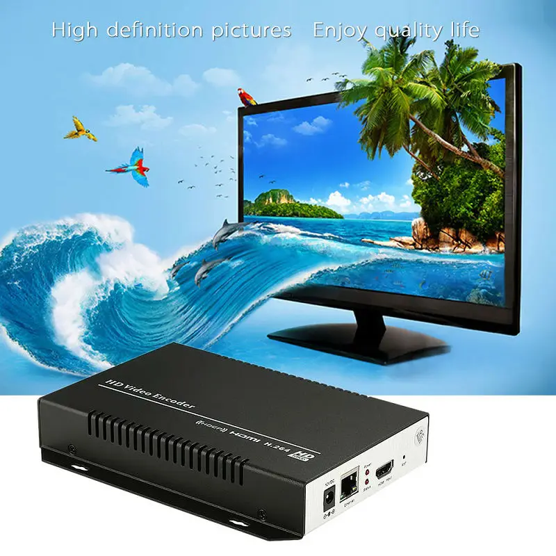 Доступный HDMI кодировщик Pro для IPTV вещания веб кастинга HD 1080P 60fps поддержка Wowza Akamai