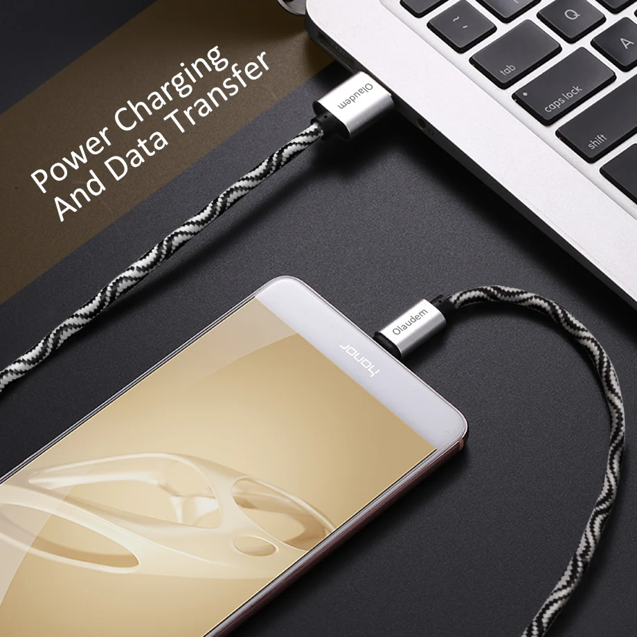 Шейные скобки... мобильный телефон кабели плетеный нейлоновый Тип usb C кабель для