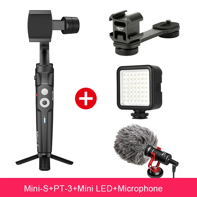 w mount adap mm1 Складная MOZA Mini S 3-осевой ручной шарнирный стабилизатор для камеры для iPhone IOS/Android смартфон PK MINI MI Vimble 2 Osmo карман - Цвет: w mount adap mm1