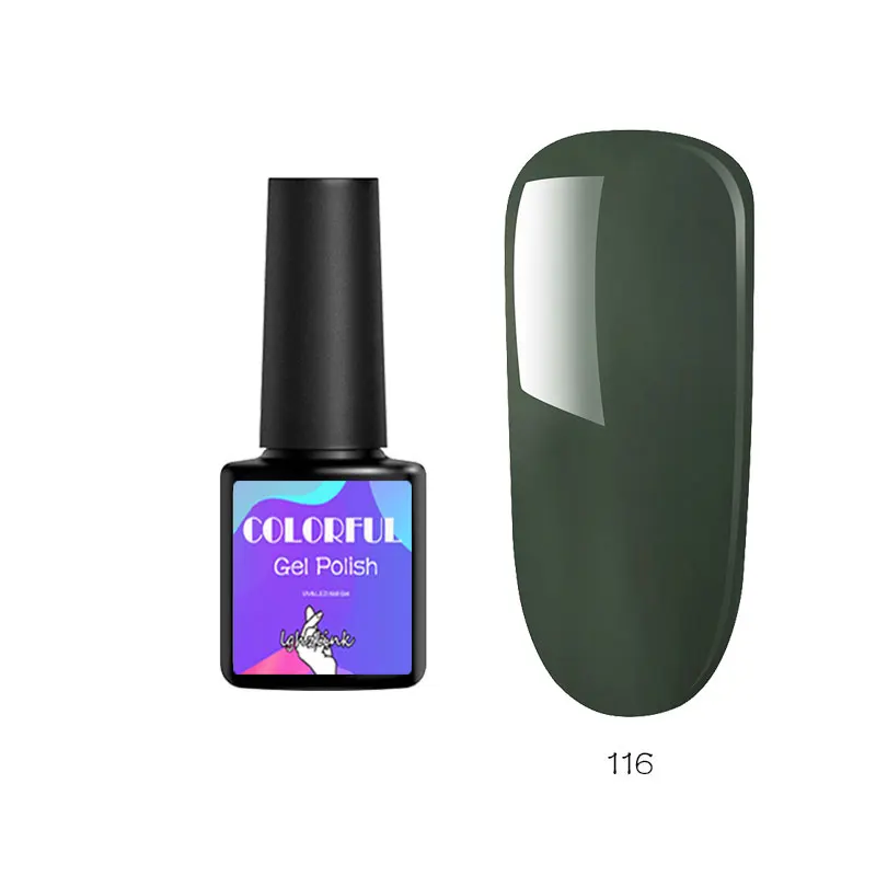 Гель-лак для ногтей 8 мл Гель-лак Esmalte Перманентный блеск лак для ногтей УФ Гель-лак набор Гибридный гвоздь лак долговечный гель лак - Цвет: 116