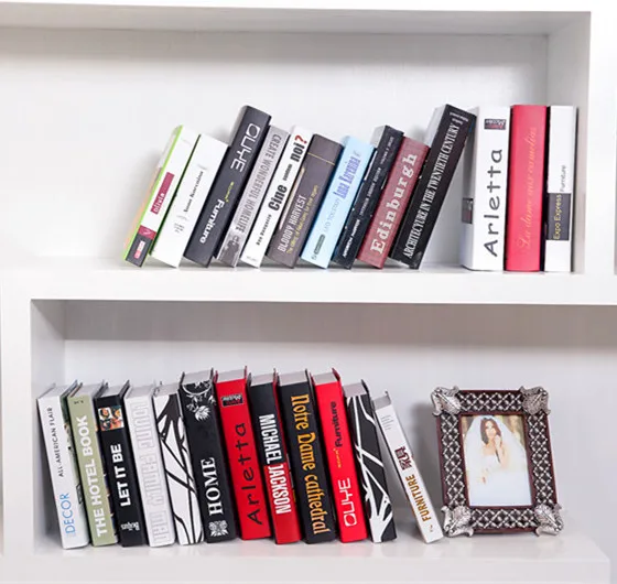 Старое время! Современная имитация B книг поддельные книги декоративные мебель