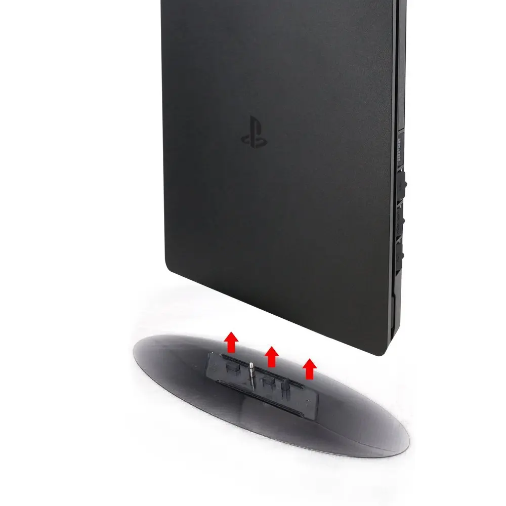 Универсальный прозрачный вертикальный держатель 2 в 1 для консоли Sony PS4