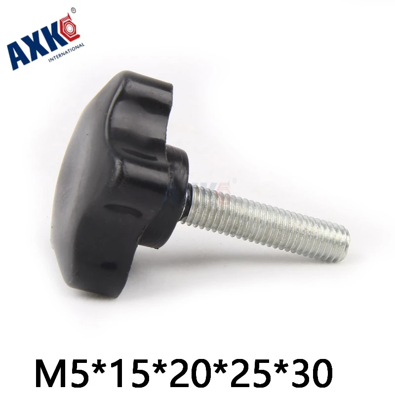 Axk 10 шт. M5 * 15*20*25*30 звезда/ручка/ручной регулирующий винт/бакелитовый Звездный Тип