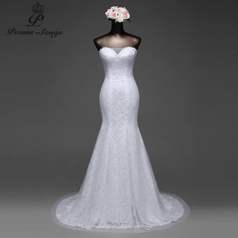 Высококачественное кружевное и Шелковистое свадебное платье Русалка из органзы