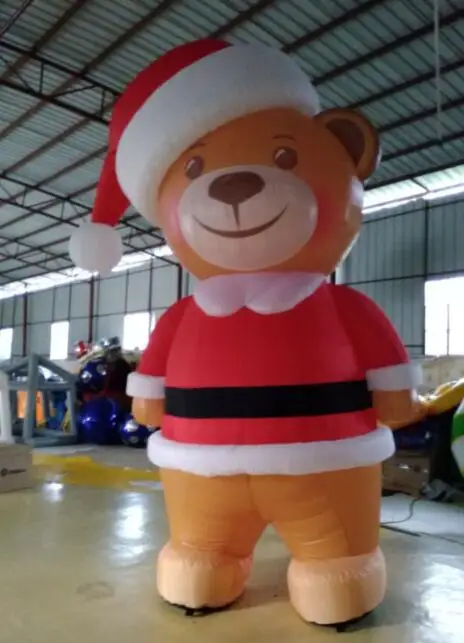 Надувные рождественские продукты освещенные наружные Дворовые украшения милый