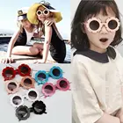 Популярные детские солнцезащитные очки для маленьких девочек с милыми солнечными цветами, детские солнцезащитные очки высокого качества, UV400, Детские аксессуары
