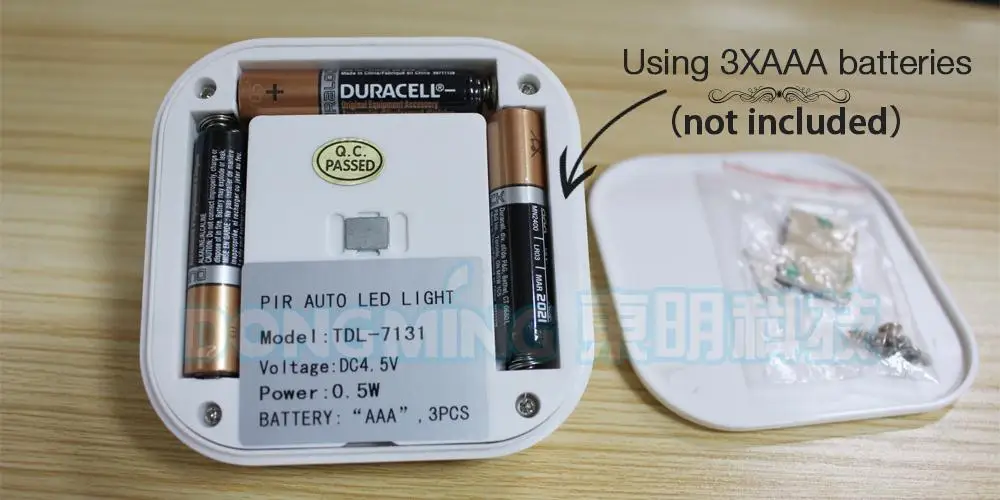 Battery PIR Human Body Motion&ampLight Sensor LED Light Wireless Infrared Induction Lamp for Cabinet Bedside Hallway | Освещение