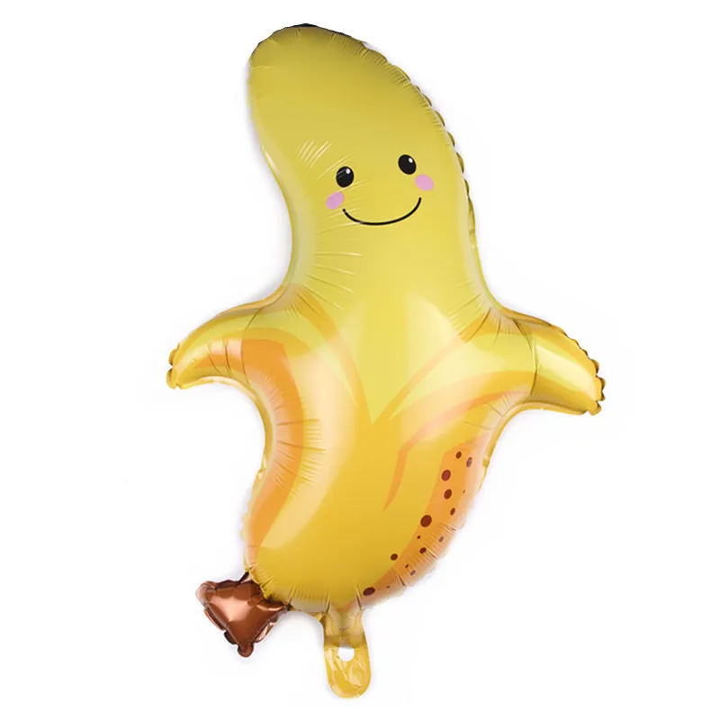2 шт. фольга мультфильм с изображением клубники банана фрукты и овощи воздушные