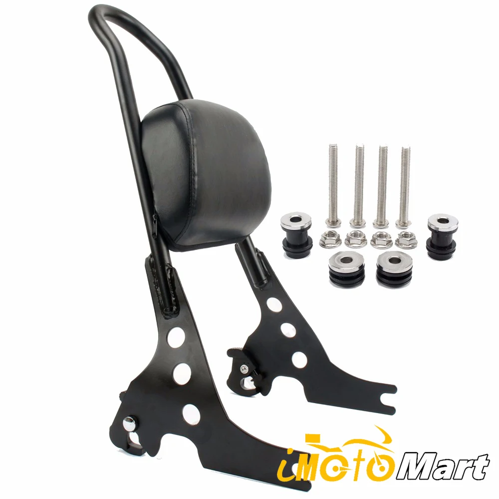 

Черная съемная спинка для езды на мотоцикле, кафе, пассажира Для Harley Sportster XL 883 1200 2004-2016 2015 2014 2013