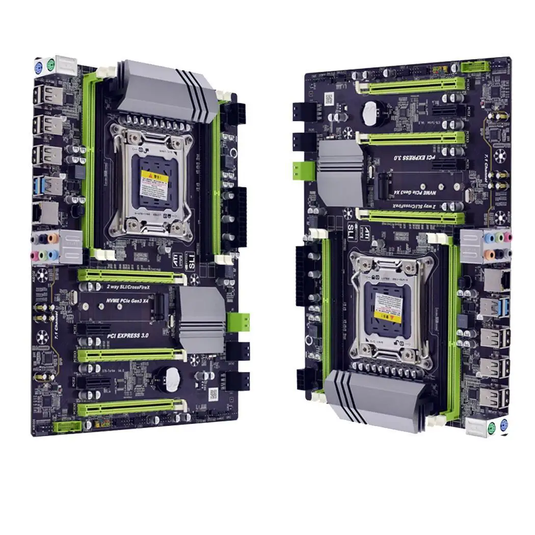 X79 материнская плата LGA2011 ATX USB3.0 SATA3 PCI-E NVME M.2 SSD поддержка памяти REG ECC и процессор Xeon