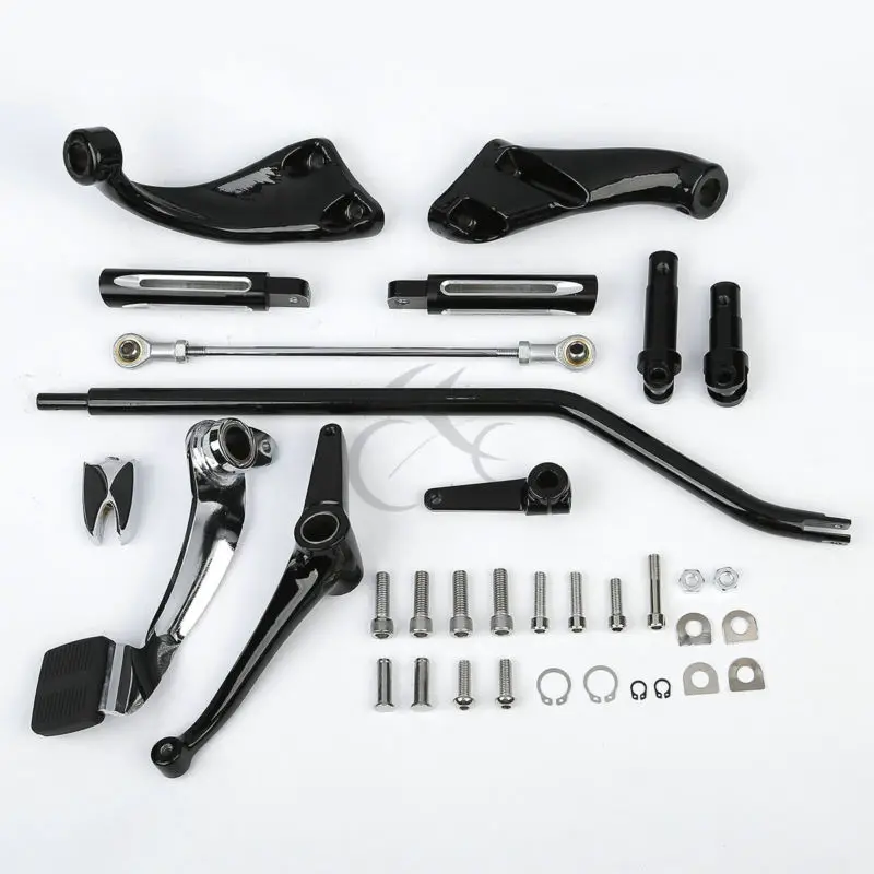 Мотоцикл Footpeg Расширенный передний контроль для Harley Sportster 883 1200 14 17 аксессуары