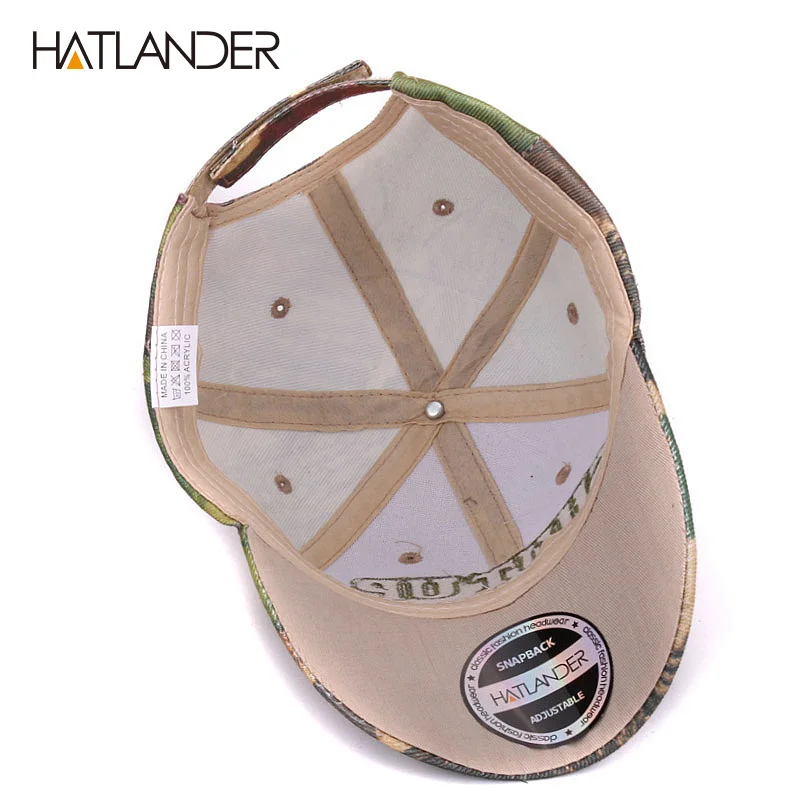 Кепка Hatlander Мужская камуфляжная спортивная бейсболка от солнца и рыбалки с 3D
