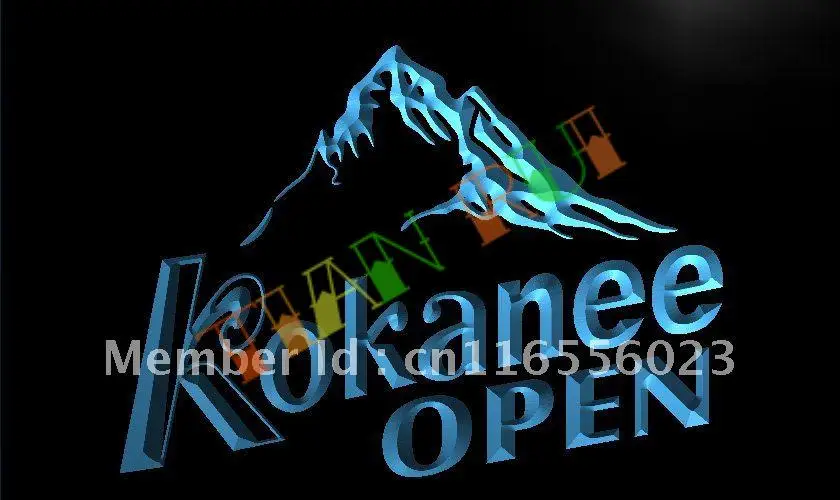 LA058- Kokanee пива открытый бар светодиодный неоновый светильник знак | Дом и сад