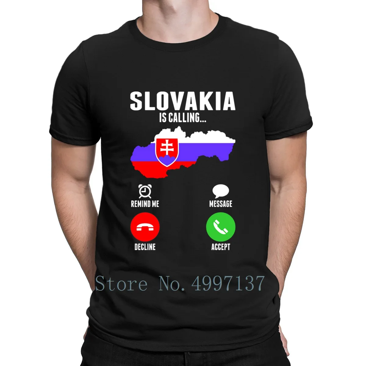 Мужская свободная футболка с принтом летняя Базовая в европейском стиле Voice Is Call