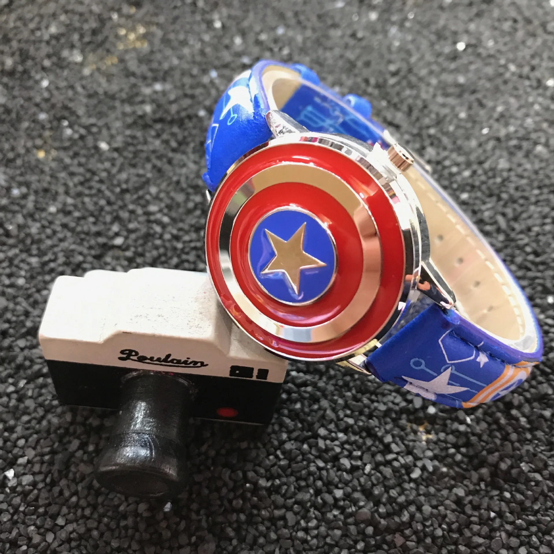 MARVEL часы союз Мстителей анимация мультфильм для мальчиков детей студентов капитан часы