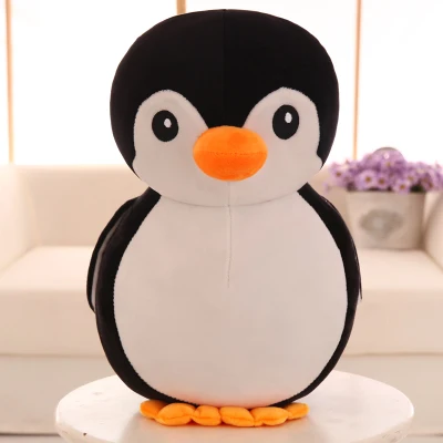 

about 25cm cartoon round penguin plush toy soft doll birthday gift b0377