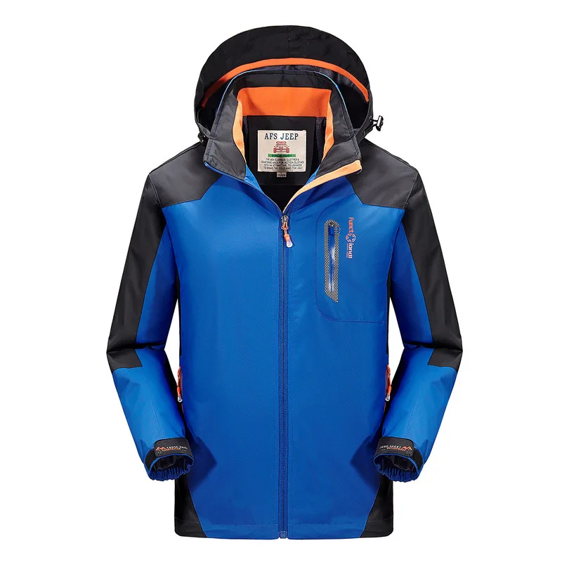 От AFS JEEP верхняя одежда ветровка для походов куртка Для мужчин лоскутное