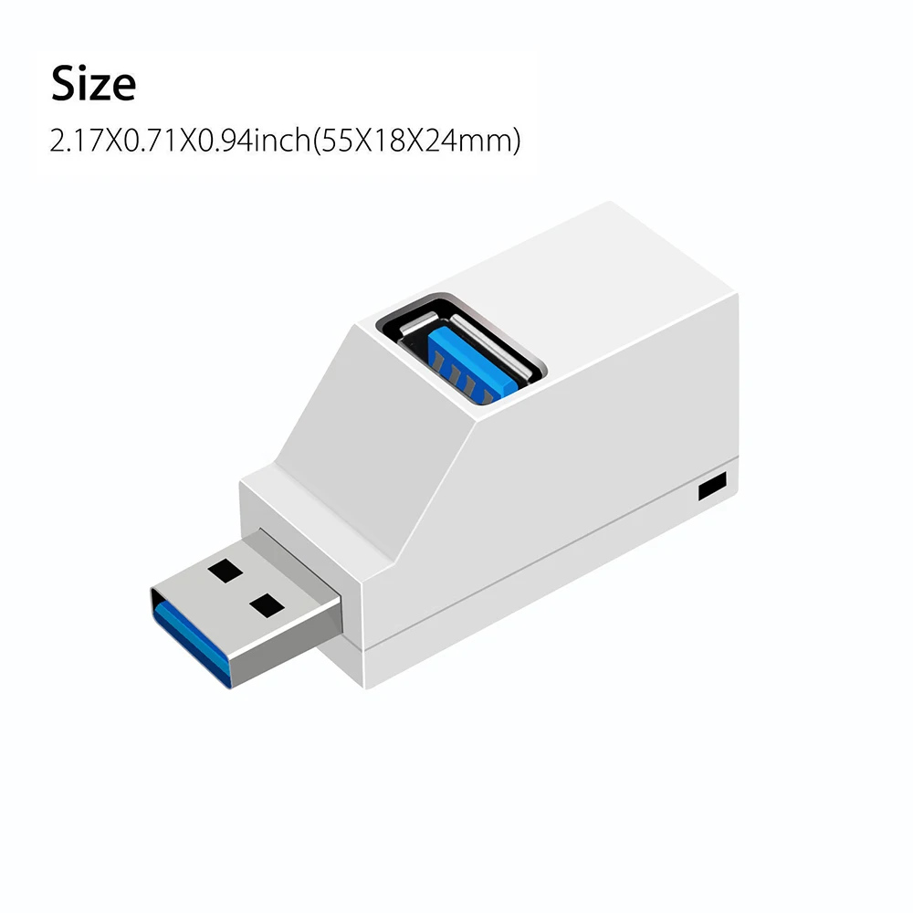 Мини USB 2 0/3 0 высокоскоростной многопортовый usb-хаб разветвитель адаптер для ПК