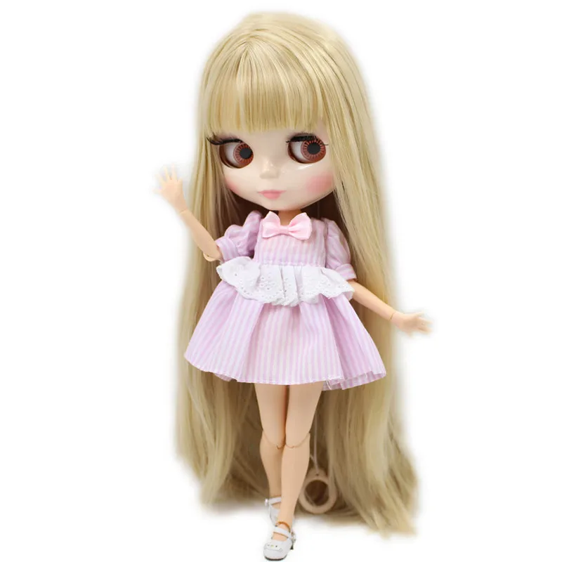 Кукла блайз ICY DBS Серия № BL538 светлые волосы белая кожа шарнирное тело Neo 1/6 BJD ob24