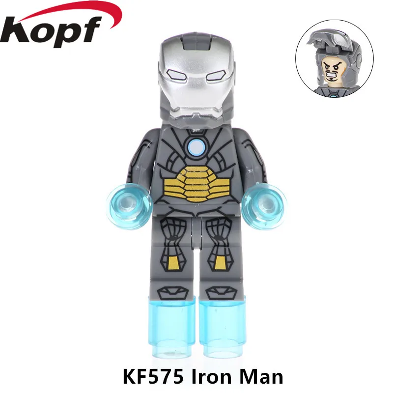 KF575 No Box Одна распродажа, строительные кубики с супергероями, Мстители 4, спасатель, Железный человек, серия, фигурки M30 M39 M85, Детские Подарочные игрушки KF1180 - Цвет: KF575 No Box