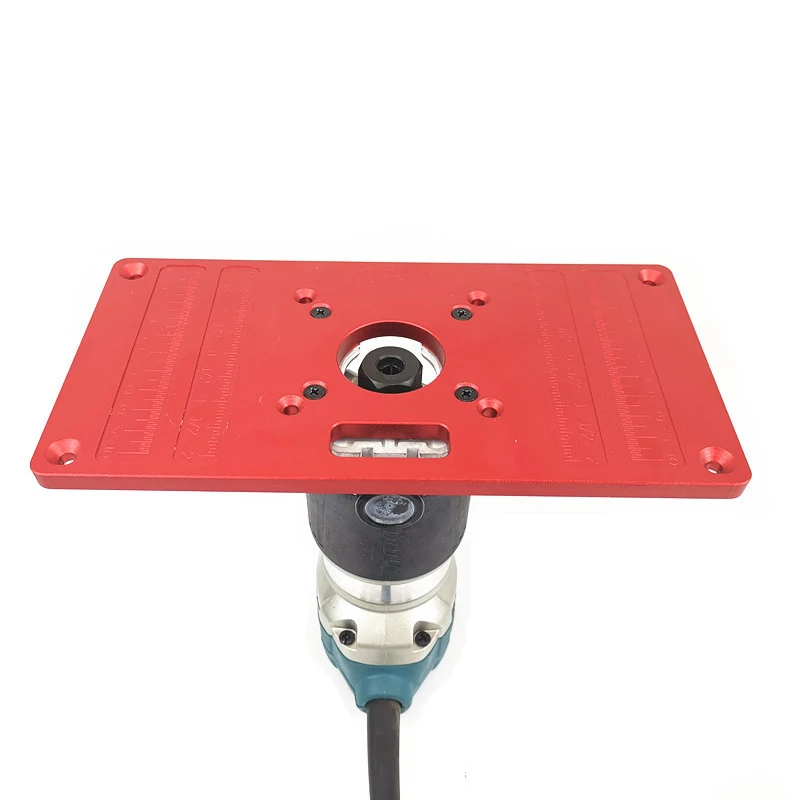 

RT0700C universal 2 in 1 Aluminum Router Table Insert Plate Router Table Plate for Woodworking Benches