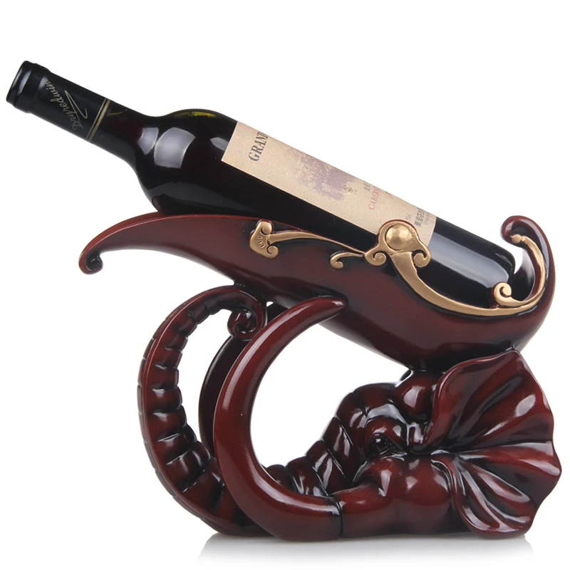 

European style luxury fashion living room wine wine frame Home Furnishing wine bottle rack shelf iron ornaments