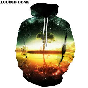 Толстовка с объемным рисунком дерева, толстовки для мужчин и женщин, Забавный пуловер с рисунком дерева, Толстовка Оверсайз, мужской спортивный костюм, куртка, верхняя одежда