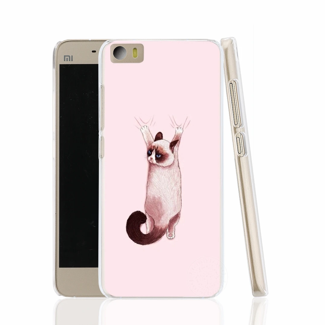 HAMEINUO чехол для телефона с изображением голубой луны милые котята Xiaomi M Mi 3 4 5 5C 5X 6 Mi3
