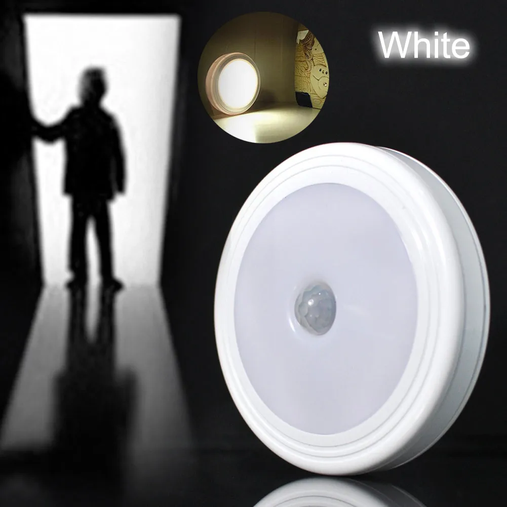 

2018 New 5LED Auto Motion Sensor Detector PIR Infrared Night Light Lamp With Magnet for Closet Light Bathroom Corridor Bedroom