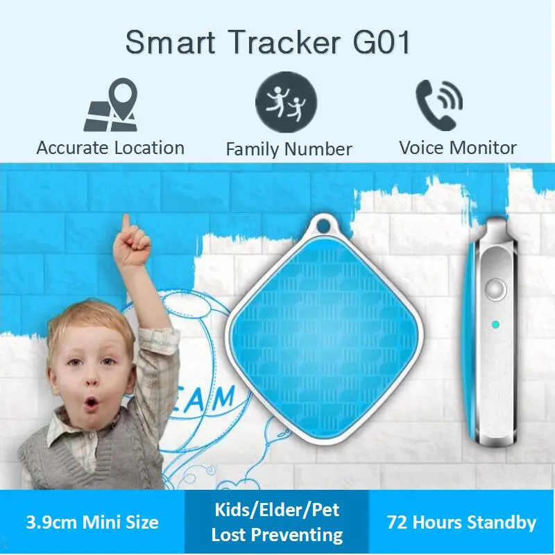 

Mini Key Chain Collar Rastreador GSM GPS Tracker Locator Finder For Vehicle Children Pet SOS Voice Monitor APP Tracking System