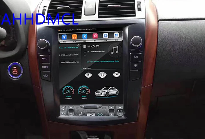 Автомобиль Тесла Стиль мультимедийный плеер ПК PAD Android 6 0 gps BD вертикальный Экран