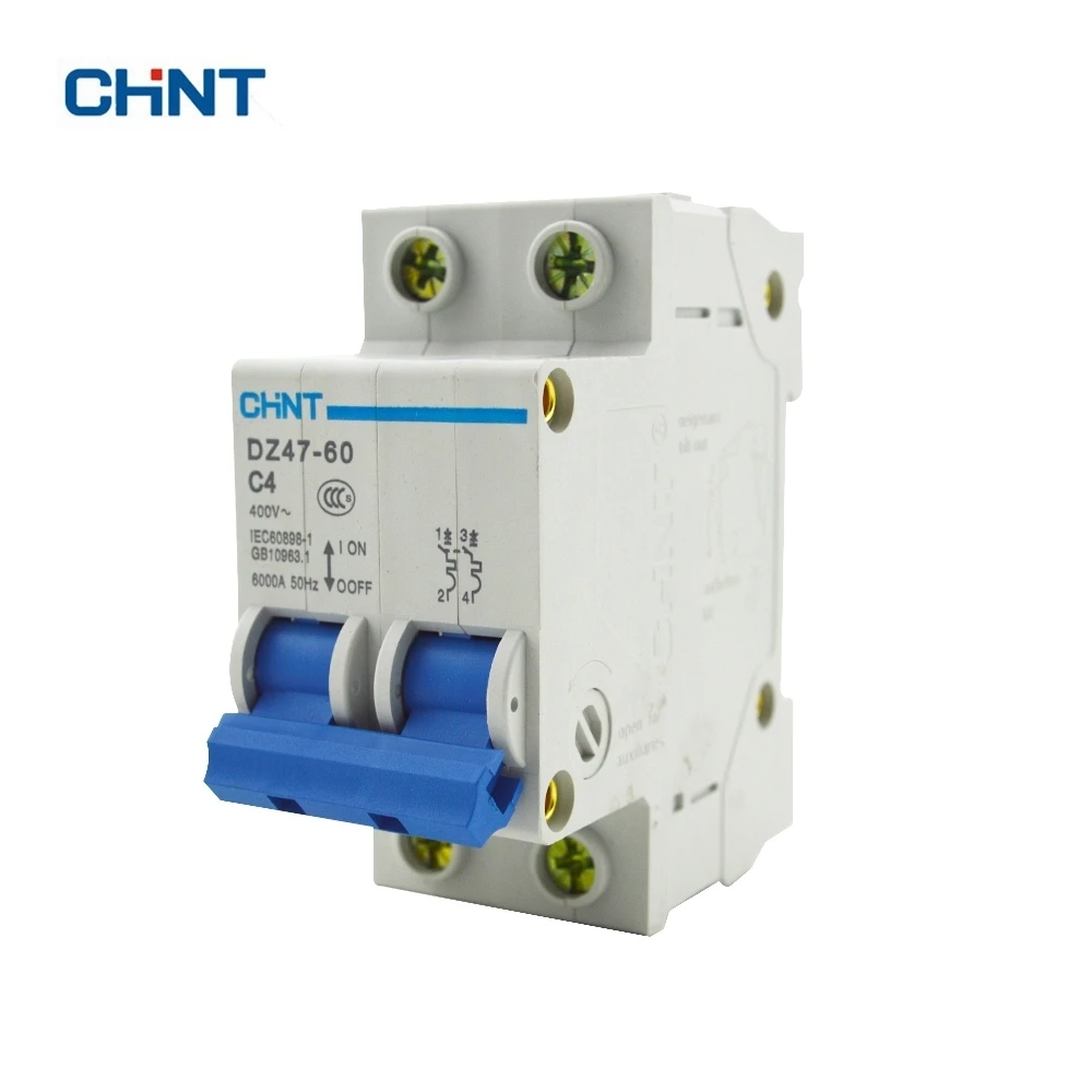 

Hot Sale Miniature Circuit Breaker Elcb Price DZ47-60 2P C4 Air Switch