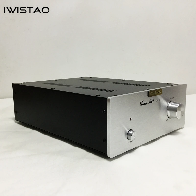 Трубчатый буферный предусилитель IWISTAO музыкальная Hi Fi панель 12AU7 стерео без