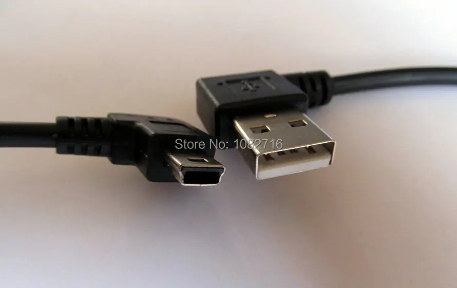 Хороший 2 шт USB A 0 папа 90 левый градус для mini b 5 контактов правый градусный разъем