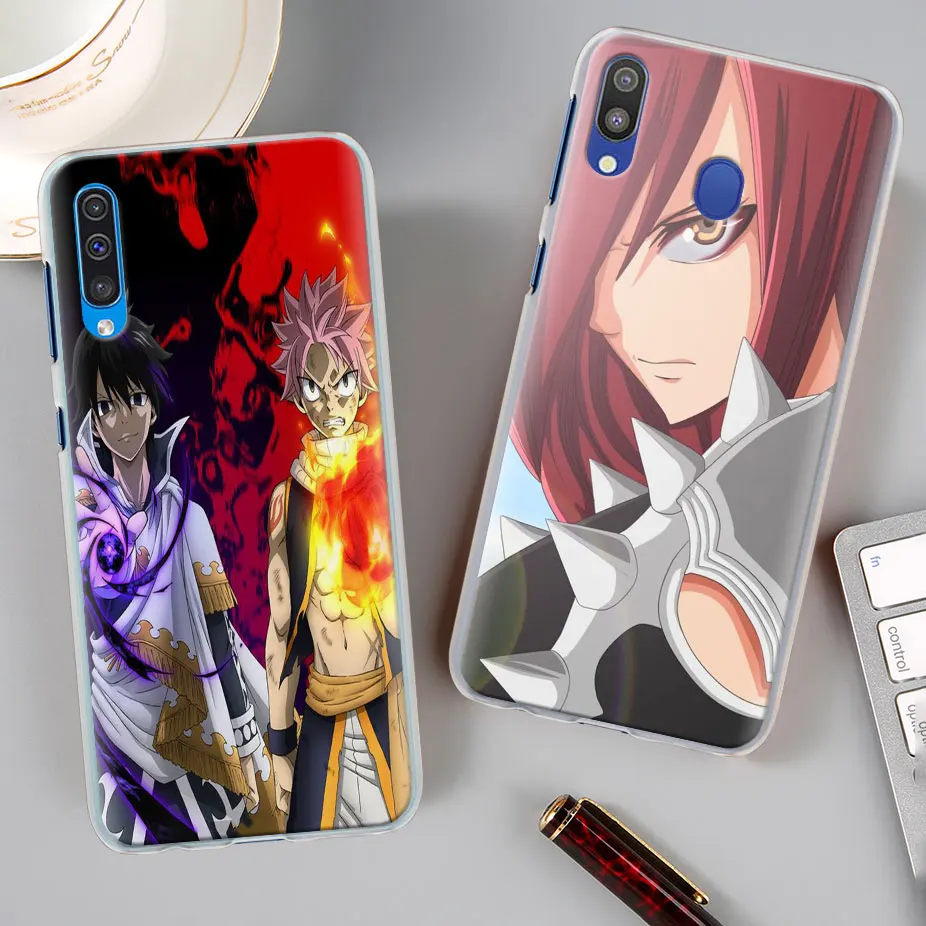 Аниме Манга Fairy Tail чехол КРЫШКА ДЛЯ samsung Galaxy A30 A40 A50 A70 A6 A8 плюс A7 A9 M30 чехол для телефона Coque