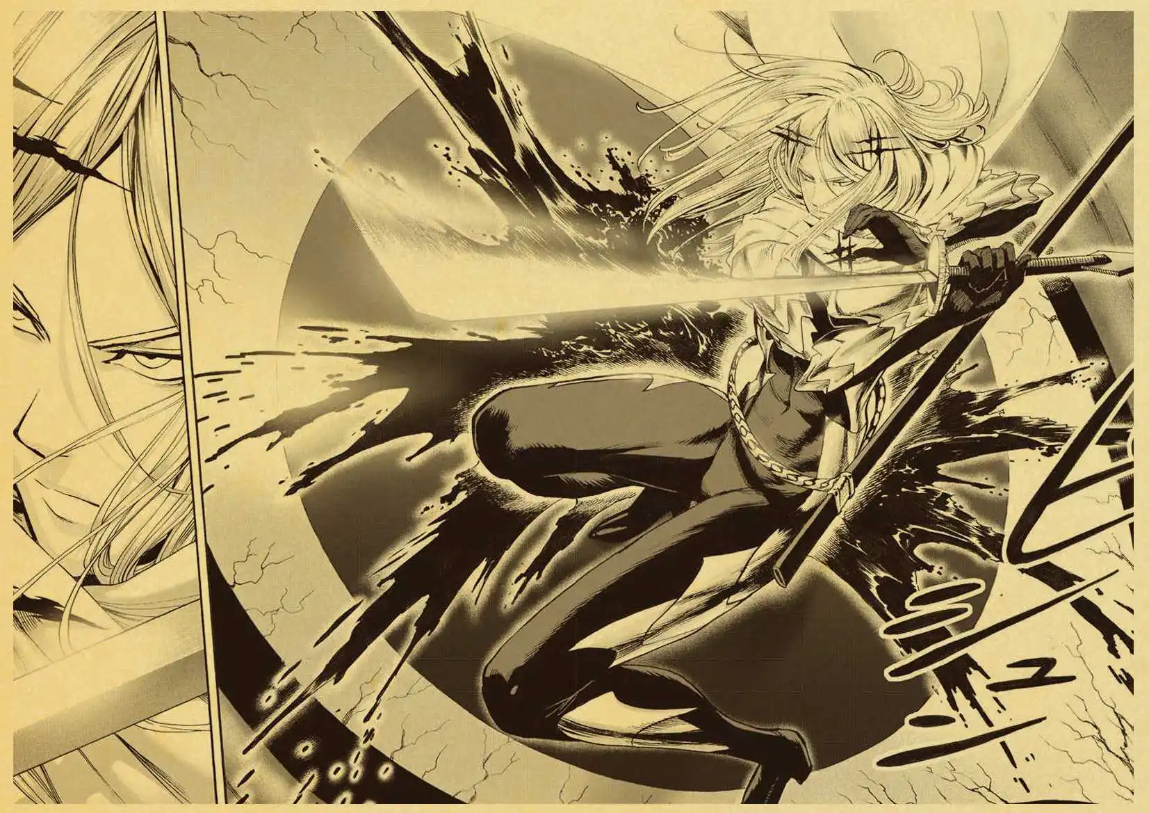 T018 Японское аниме One Punch Man плакат ретро плакат наклейки на стену винтажные плакаты принты для бара и домашнего декора - Цвет: T018
