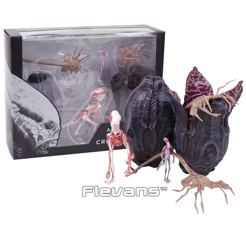 Creature Pack NECA Alien Covenant Xenomorph Neomorph Creature Pack ПВХ фигурка Коллекционная модель игрушки - Цвет: Creature Pack