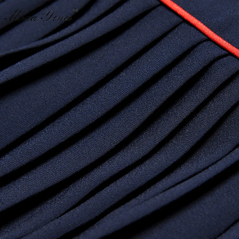 MoaaYina модное дизайнерское платье для подиума весенне летнее женское с коротким