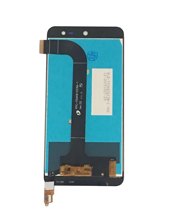 Сменный сенсорный ЖК экран для Micromax Canvas Xpress 2 E313 5 дюймов черный цвет с лентой и