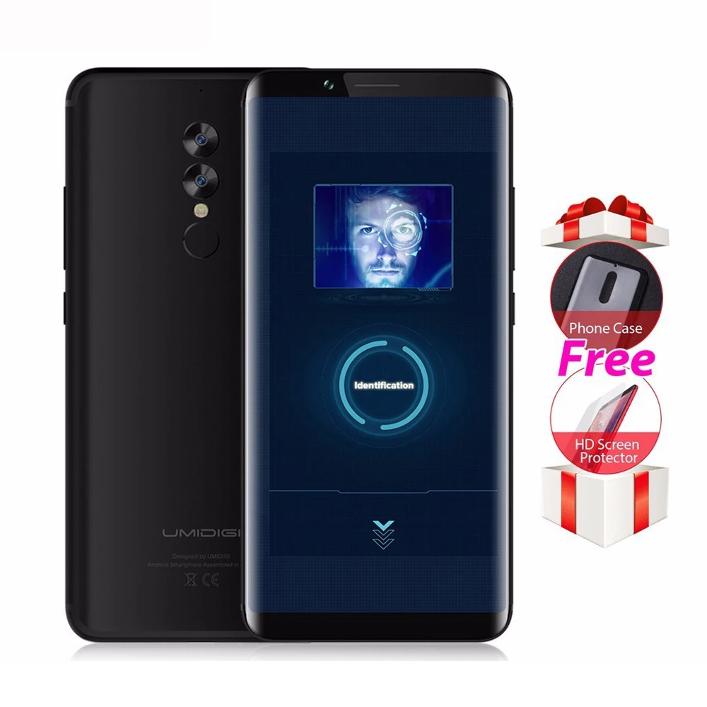 UMIDIGI S2 Lite Face ID мобильный телефон 18:9 полный Экран 5100 mAh Android 7 0 4 GB + 32 16.0MP 0.3MP двойной
