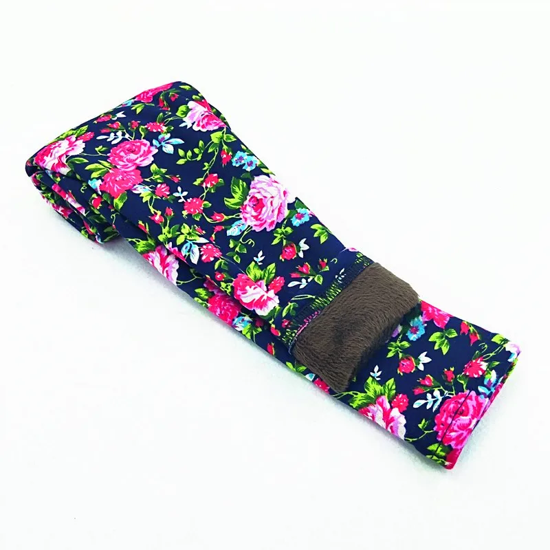 blue flower Детская одежда для малышей; леггинсы для девочек; осенние бархатные штаны для мальчиков; зимняя одежда для девочек; теплые детские леггинсы; детские брюки - Цвет: blue flower