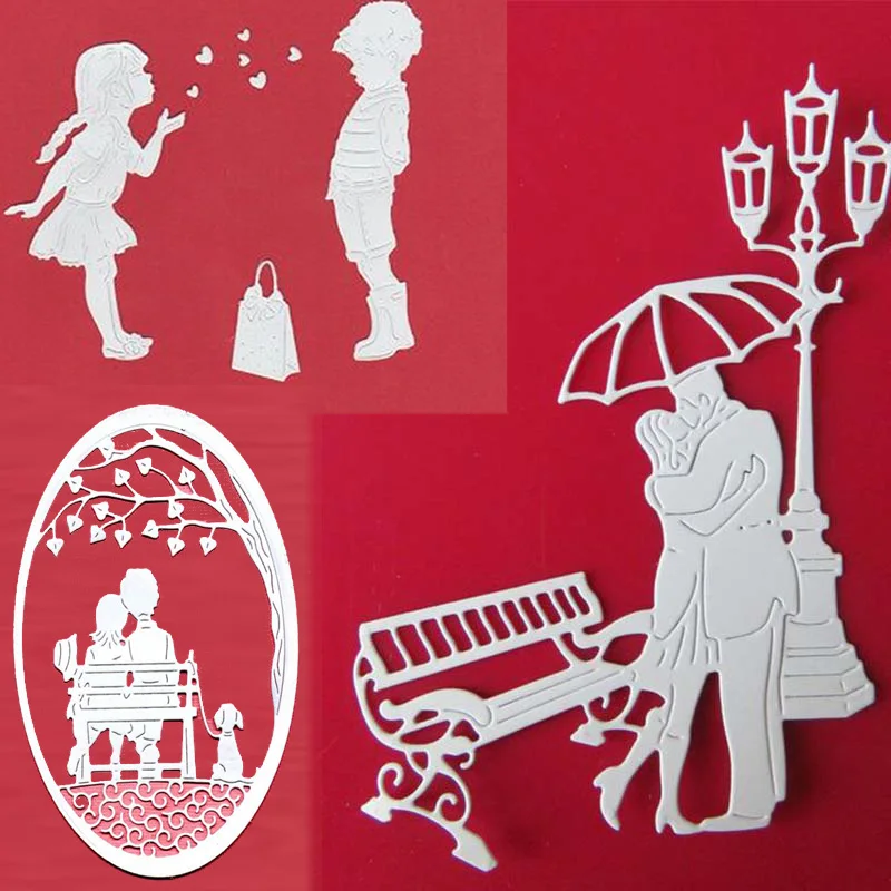 

Romantic Lover Heart Metal Cutting Dies Stencils For DIY Scrapbooking Valentine Decorative Embossing Paper Cards Craft Die Cut
