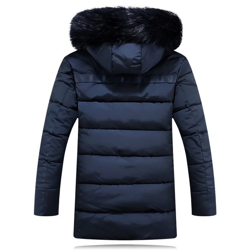 Зимняя мужская куртка теплая повседневная одежда зимние длинные хлопковые