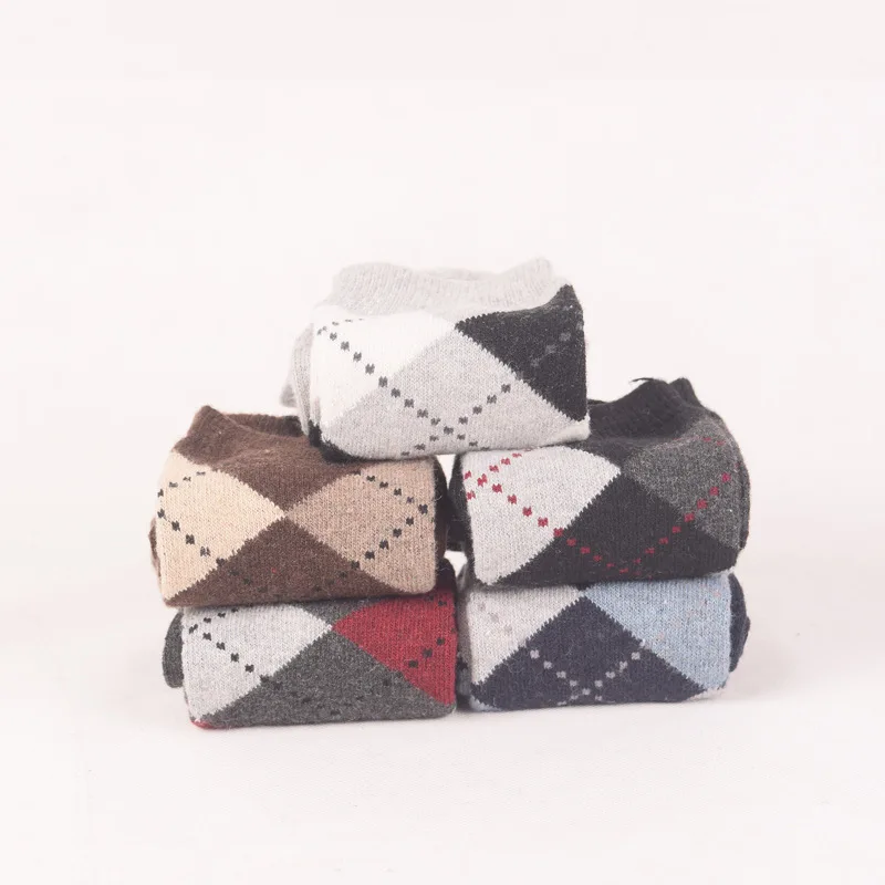 Носки мужские из кроличьей шерсти размеры L на осень/зиму | Мужская одежда