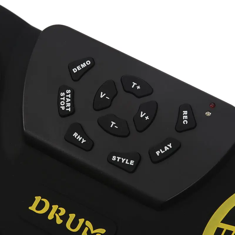 Портативный набор барабанов для электроники с 9 силиконовыми прокладками