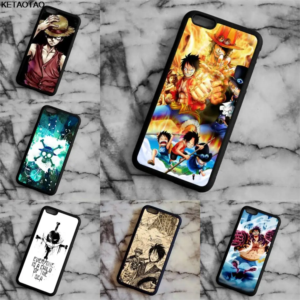 KETAOTAO One piece ace luffy sabo Phone Cases for iPhone 4S SE 6 5C 5S 6S 7 8 5Plus XR XS Max Case Soft TPU Rubber Silicone | Мобильные
